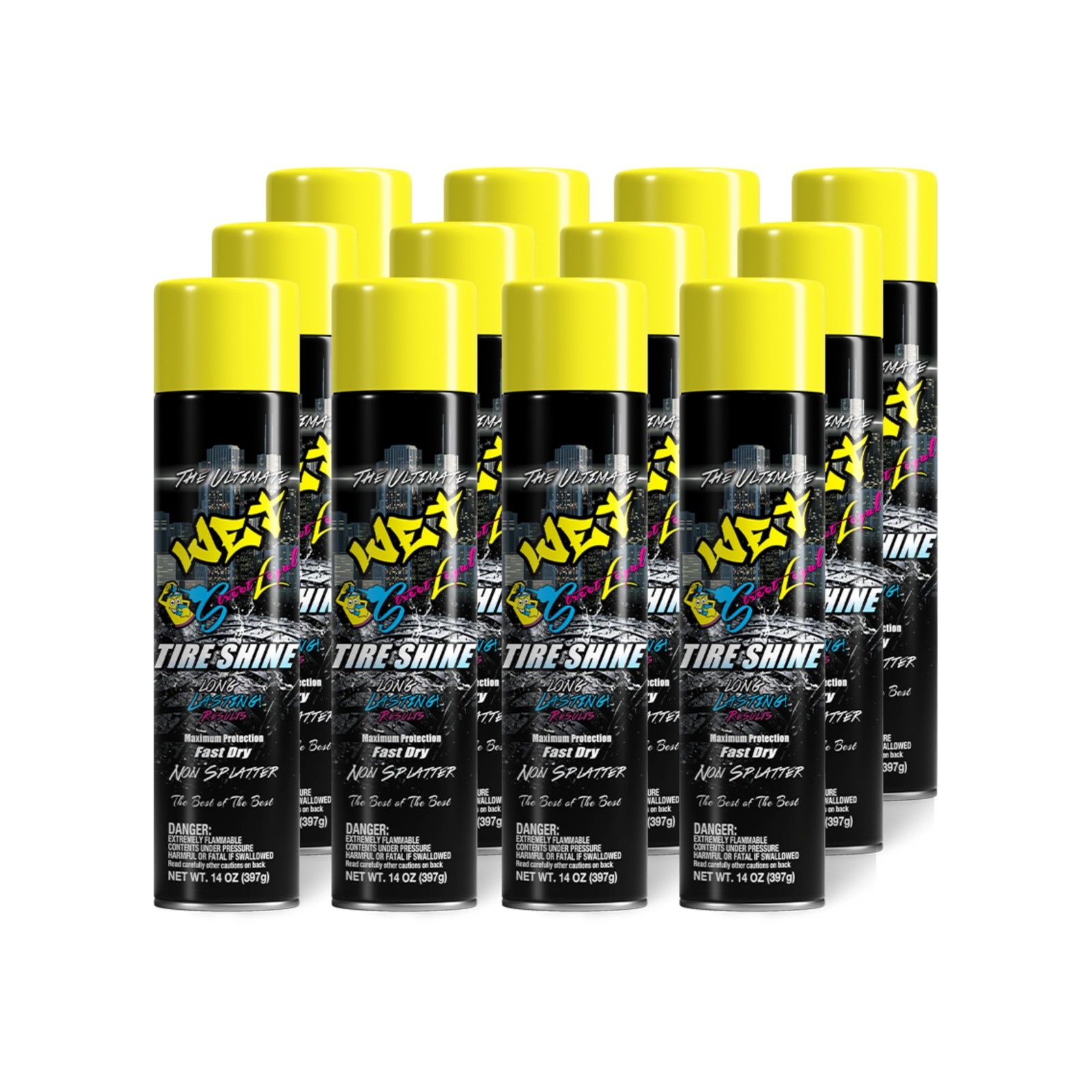 Street Legal The Ultimate Wet Tire Shine, High Gloss Wet-Look Tire Dressing, …