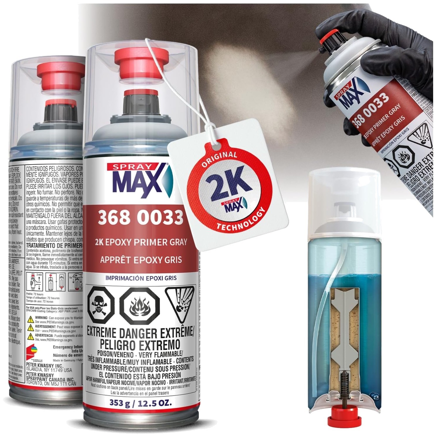 Professional Grade Epoxy Spray Paint – 2K Primer