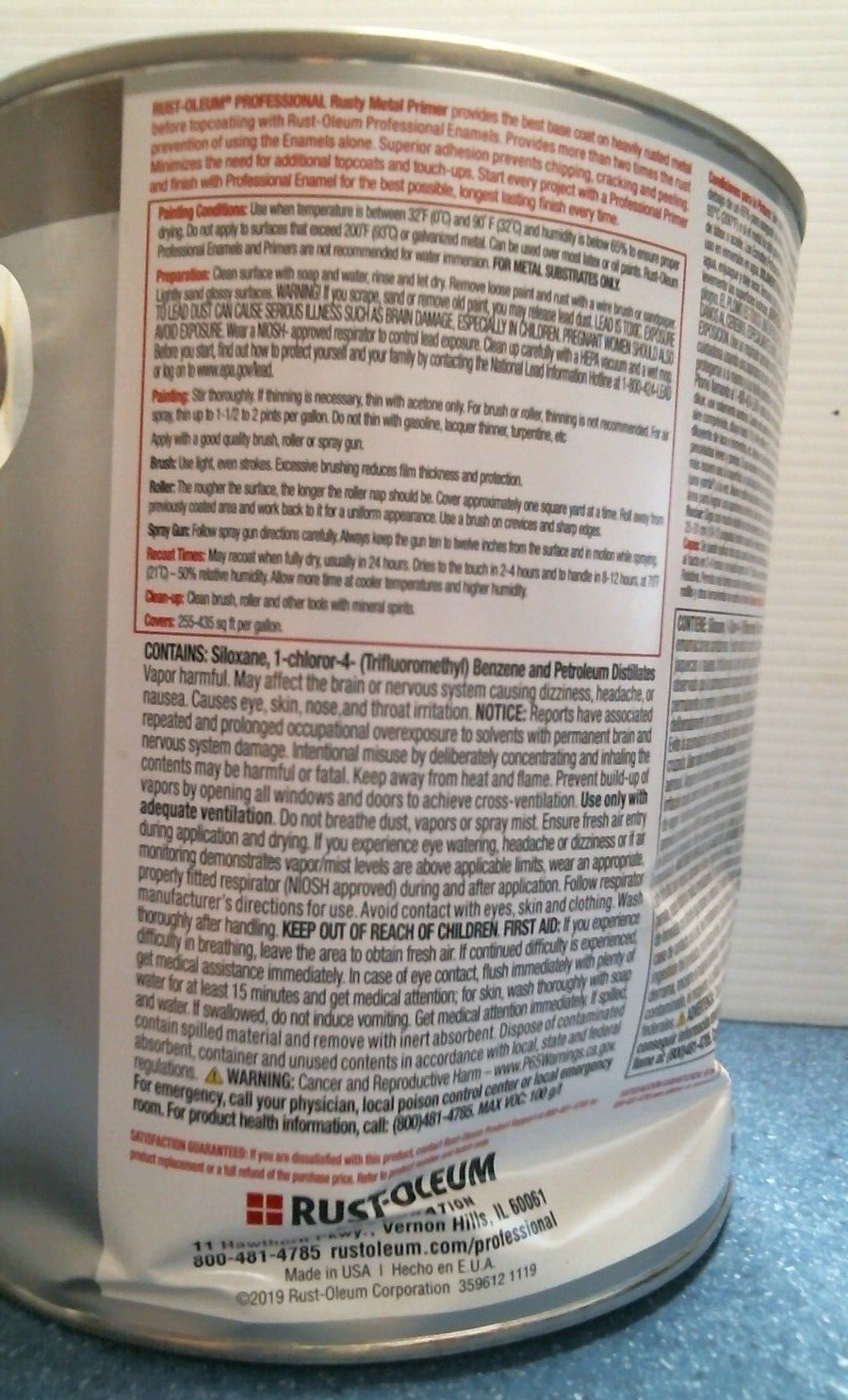 Rust-Oleum Oil-Based Rusty Metal Primer 1 Gal. (242252) FS