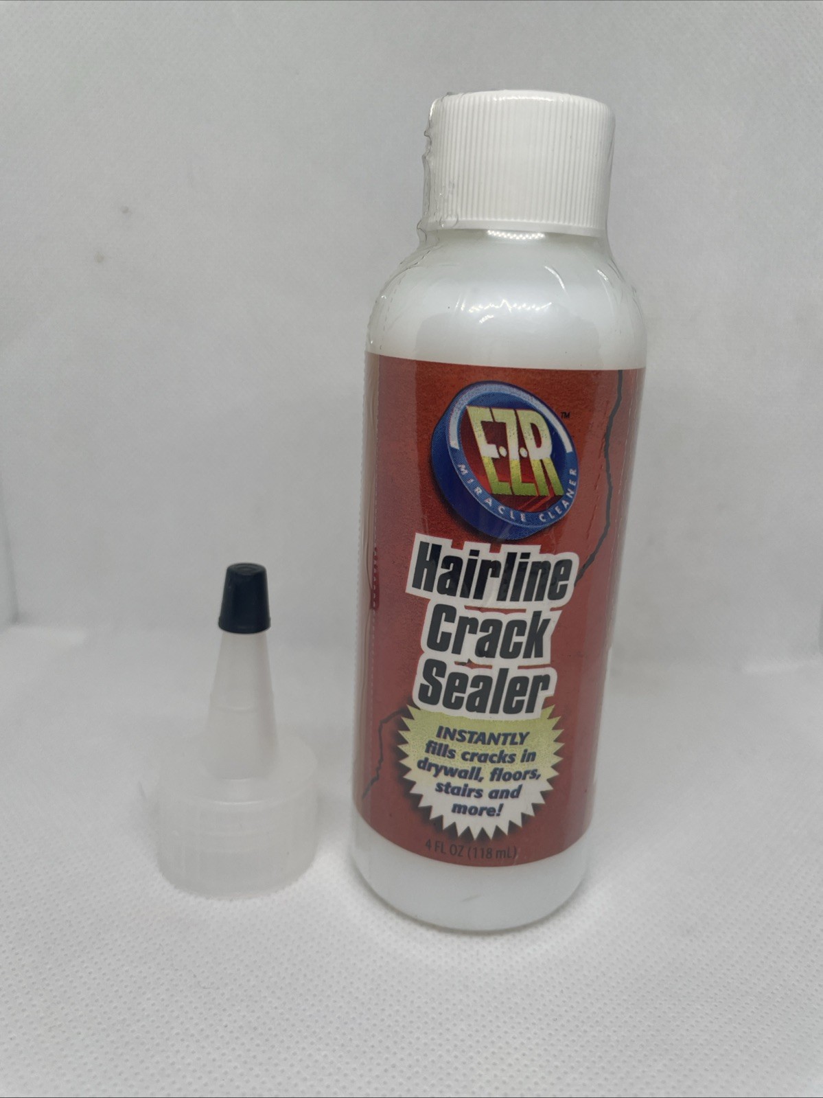 EZR Hairline Crack Sealer Instantly Fills Drywall Floors Stairs Walls 4 FL OZ