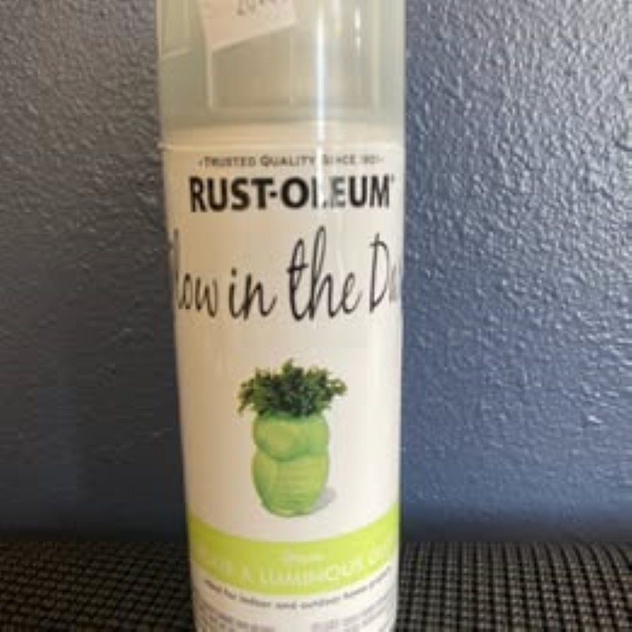 Rust-Oleum Glow in the Dark Spray Paint Luminous Green Indoor Outdoor 10oz
