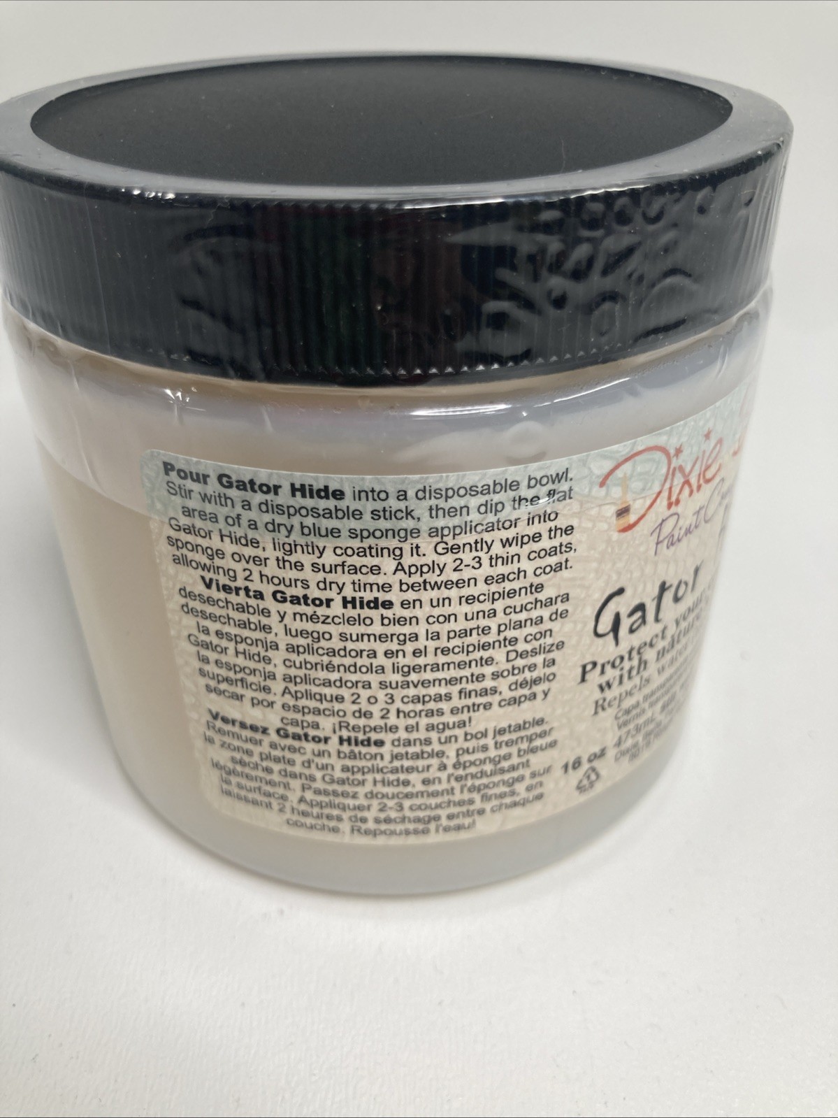 Dixie Belle Gator Hide Clear Top Coat Sealer 16 ounces