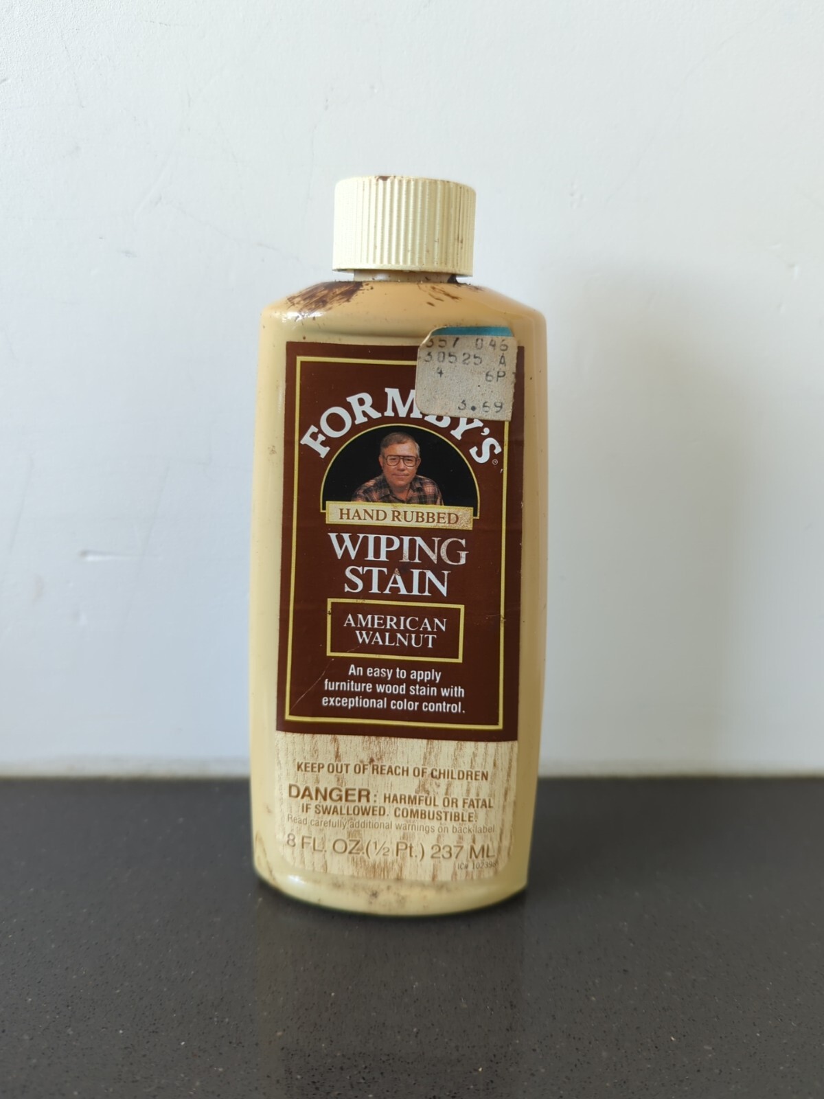 Formby’s Hand Rubbed Wiping Stain American Walnut 8 fl oz Full Discontinued K31