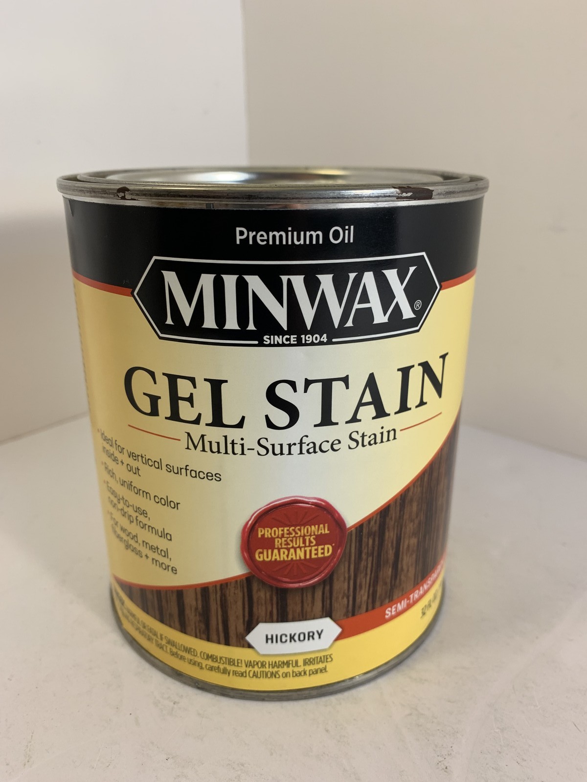 Minwax Gel Stain Multi-Surface Oil-Based Semi-Transparent Wood Stain Hickory