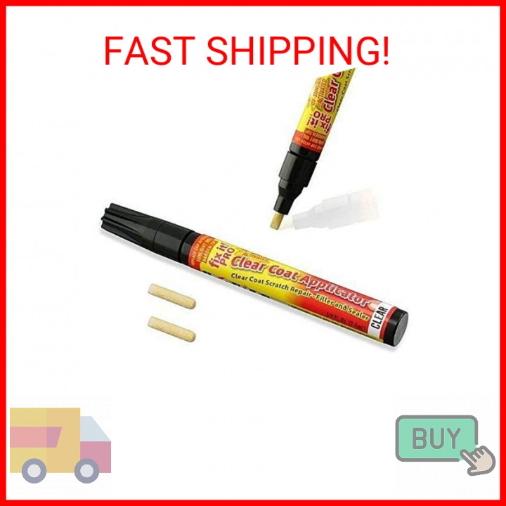 Fix It Pro Clear Coat Scratch Repair Filler & Sealer Painting Pen Clear Car Coat