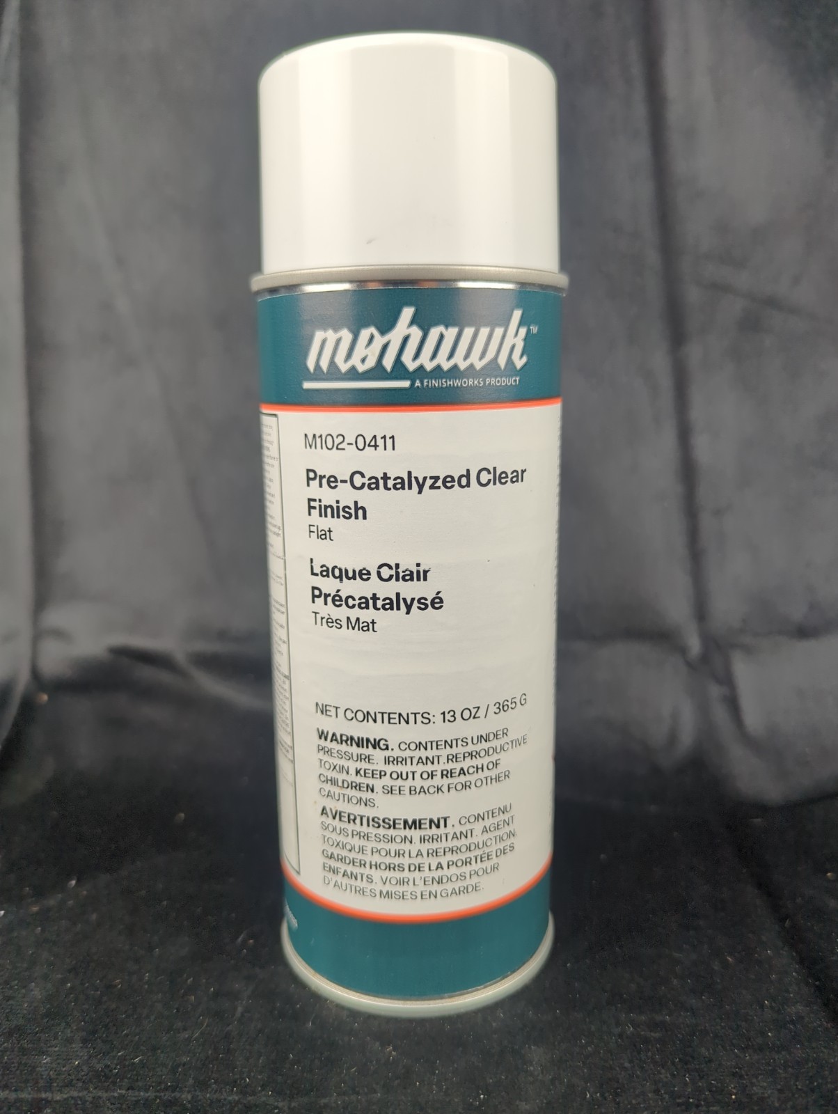 Mohawk M102-0411 Pre-Catalyzed Clear Finish Flat 13 ounces