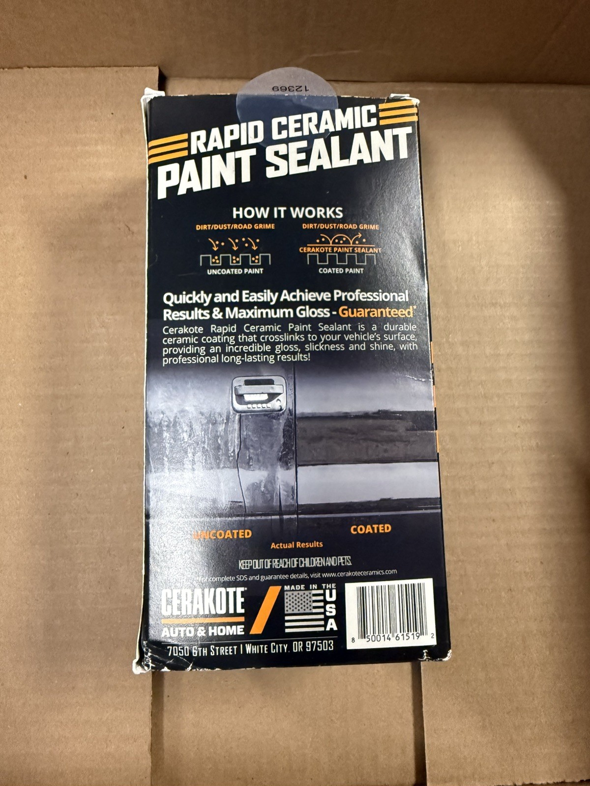 Cerakote Platinum Rapid Ceramic Paint Sealant Kit, High Gloss Protective Coating