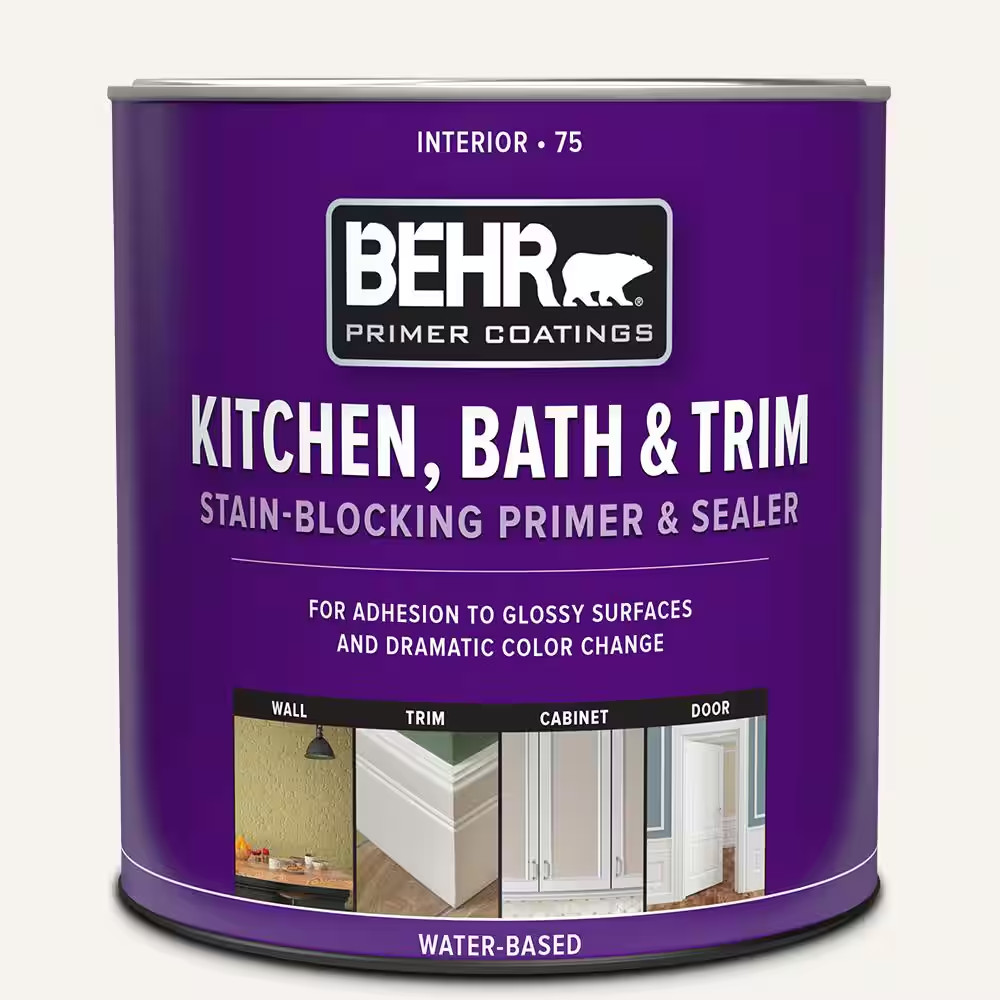 1 Qt. White Acrylic Interior Kitchen, Bath & Trim Stain-Blocking Primer and Seal