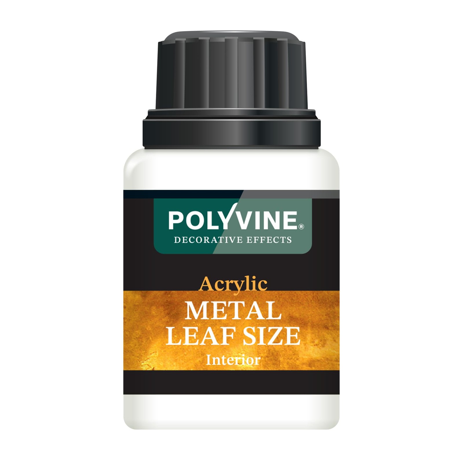 Polyvine Metal Leaf Size 100ml Gold & Metal Acrylic Adhesive