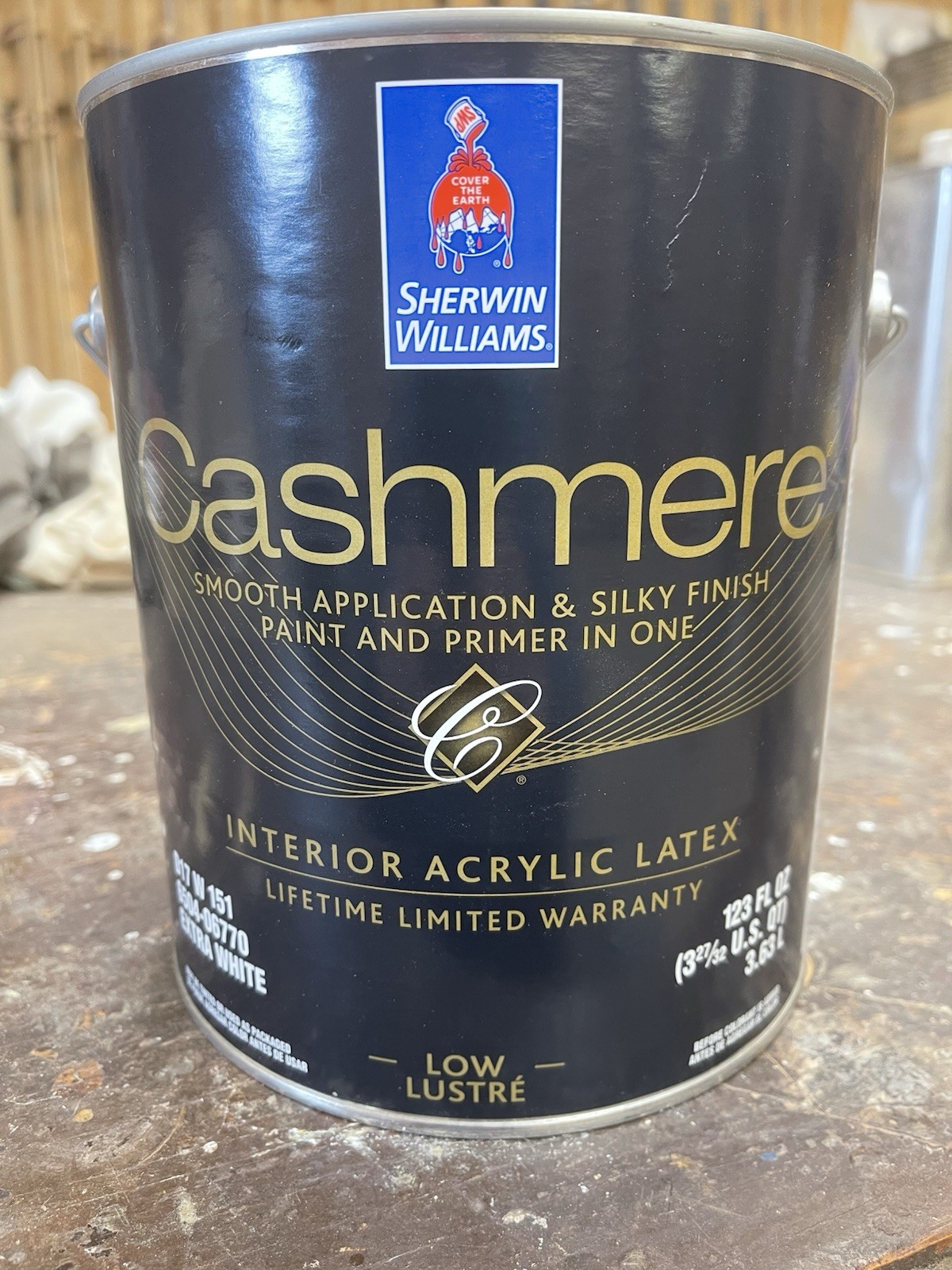 1 Gallon Sherwin Williams Cashmere Interior Egg-Shell / Tan / Low Lustre