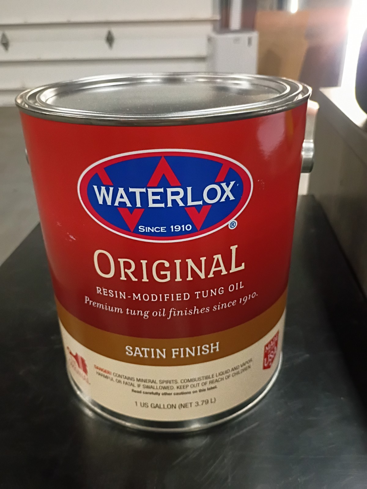 Waterlox Resin-modified Tung Oil Satin Finish 1 Gallon 6044