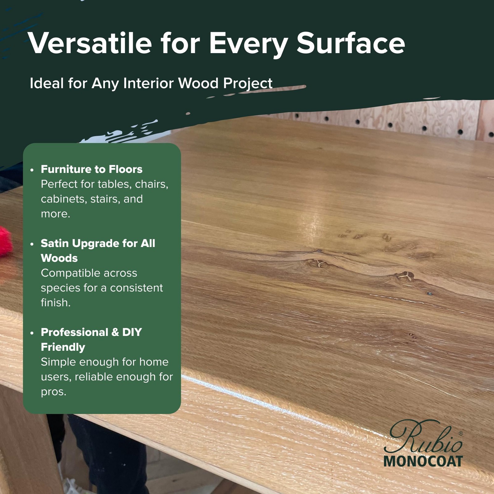 Rubio Monocoat SheenPlus 560 ft² | 0% VOC Satin Look Sheen Enhancer & 350 mL