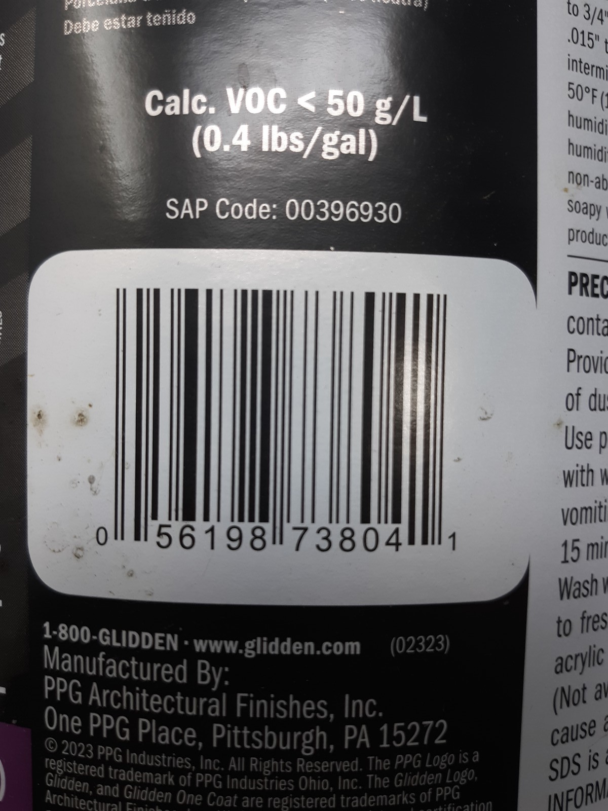 Glidden ONE COAT Interior Paint + Primer, Eggshell, 114 fl oz – Blueberry Pie |