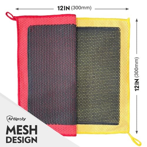 Clay Decontamination Towel 2pack- Professional Detail Products – Red&yellow