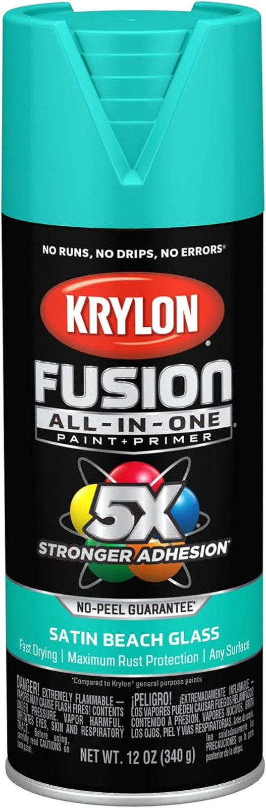 Fusion All-In-One 12 Oz. Satin Spray Paint, Beach Glass – 1 Each