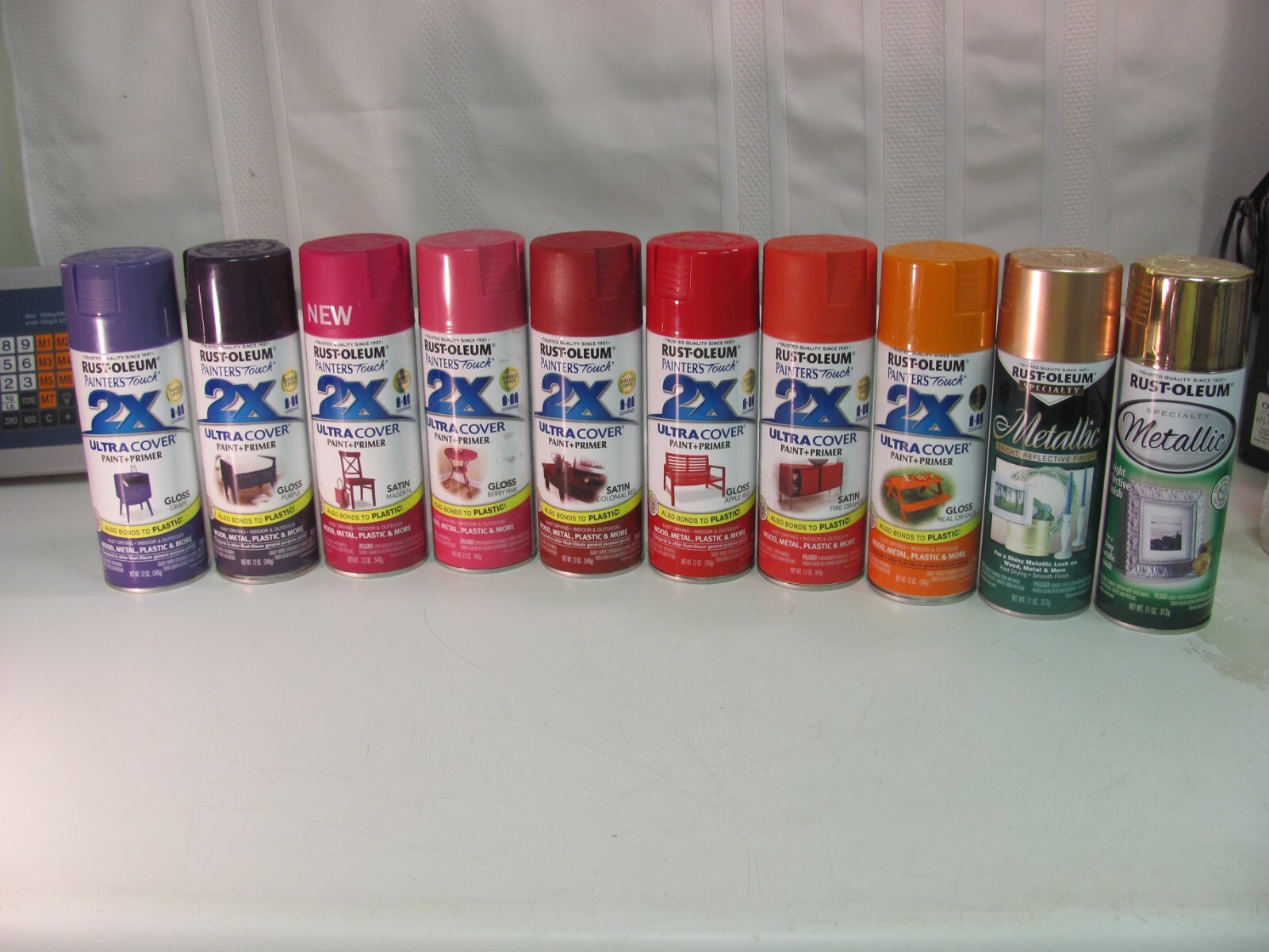 RUST-OLEUM Spray Paint – Choose Your Color – 2x Ultra Cover, Metallic