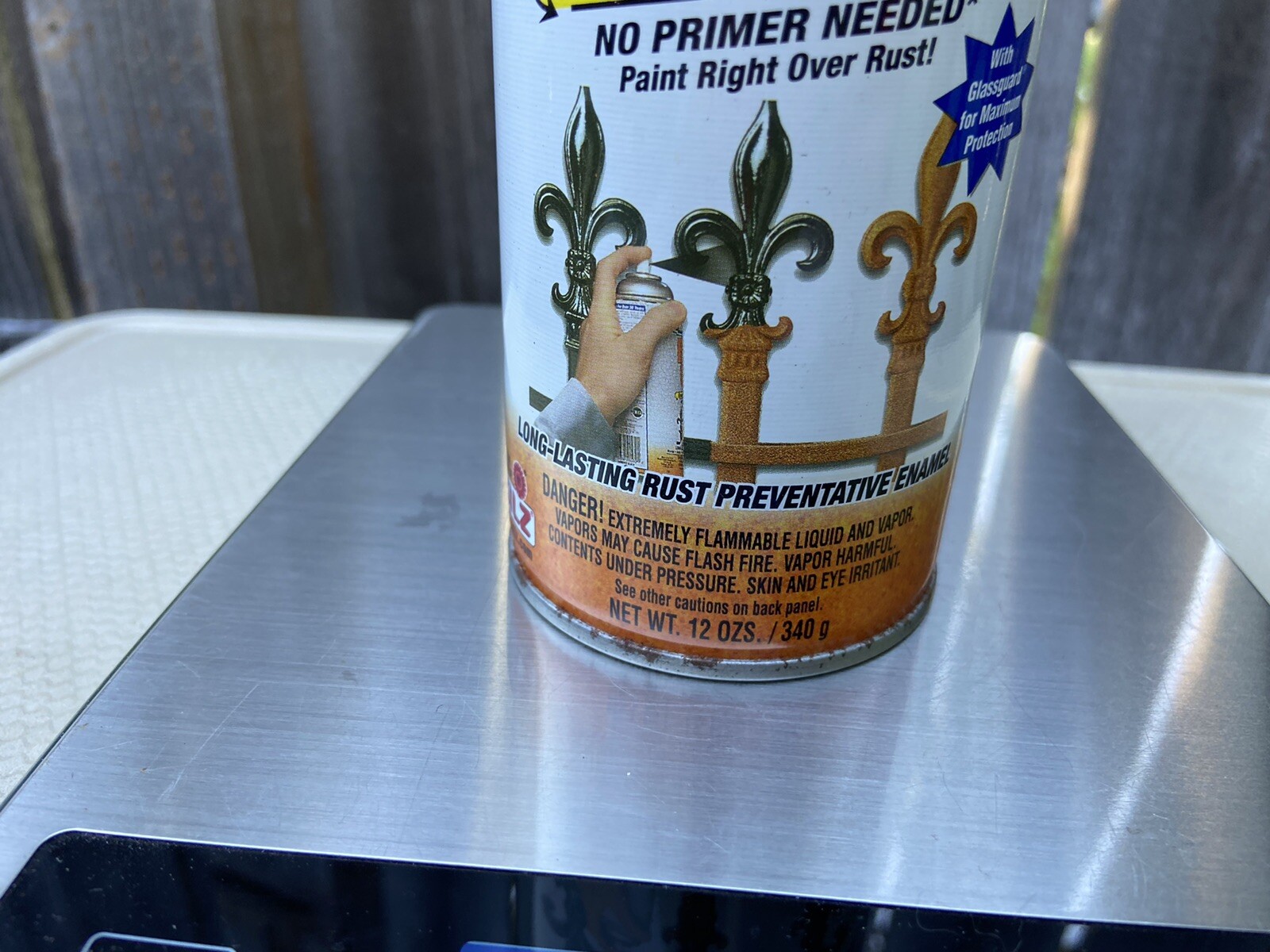 Hammerite Rust Cap Smooth Finish Black Spray Paint Used 12 Oz