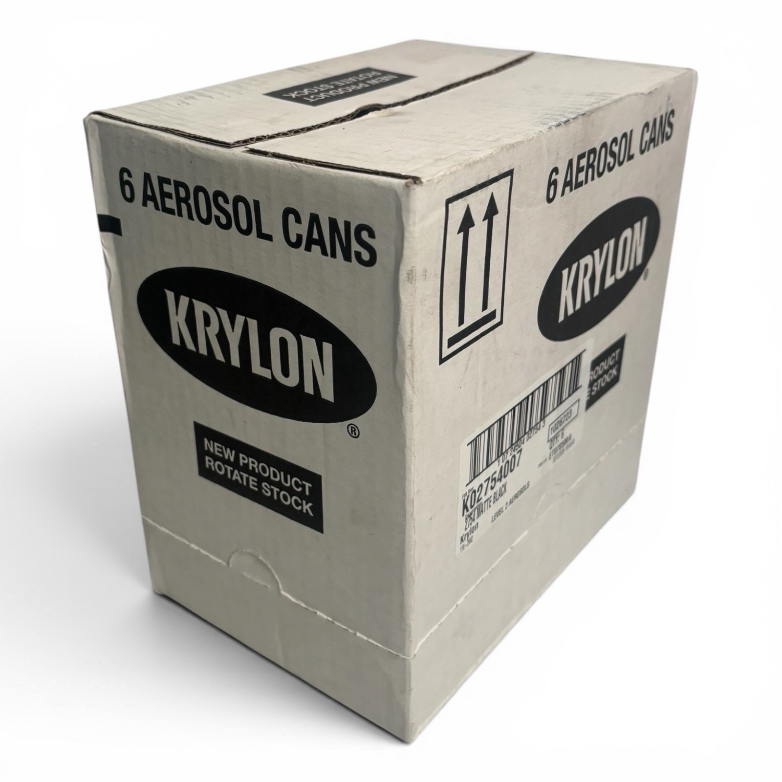 Krylon Fusion All-In-One Matte Black Spray Paint 12 oz 6 Pack K02754007