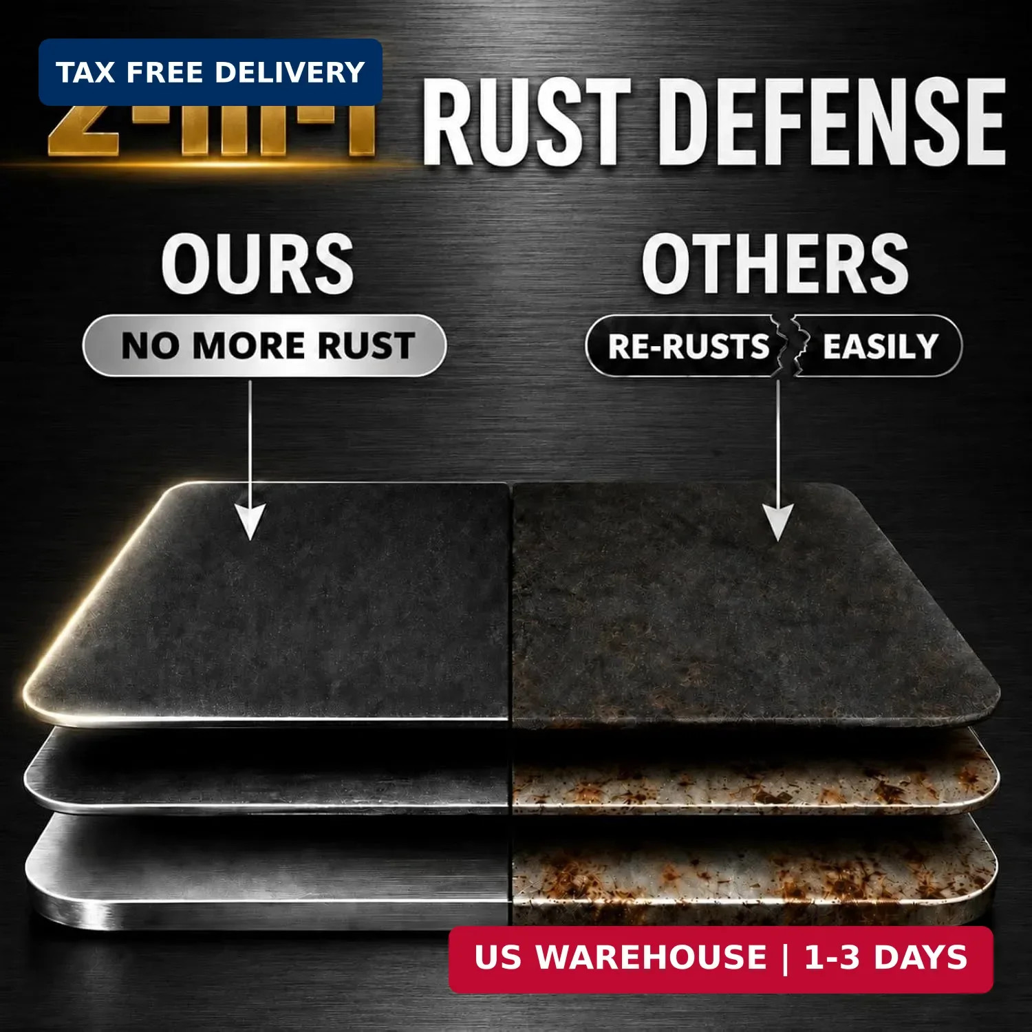 DWIL Rust Converter for Metal 𝟮 𝗶𝗻 𝟭, High-Flow Rust Reformer and Primer, Wa