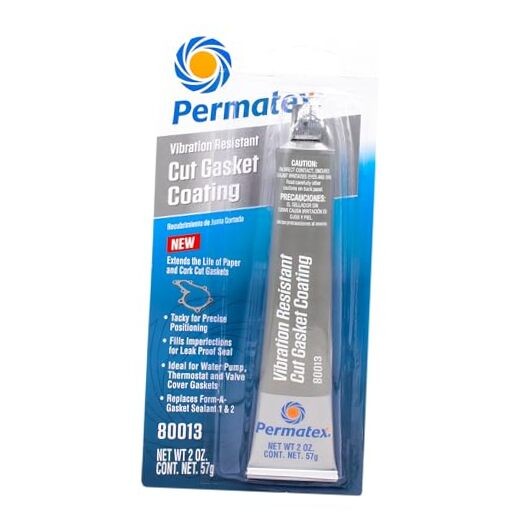 80013 High Torque, Vibration 2 Fl Oz. (Pack of 1) Grey Cut Gasket Coating