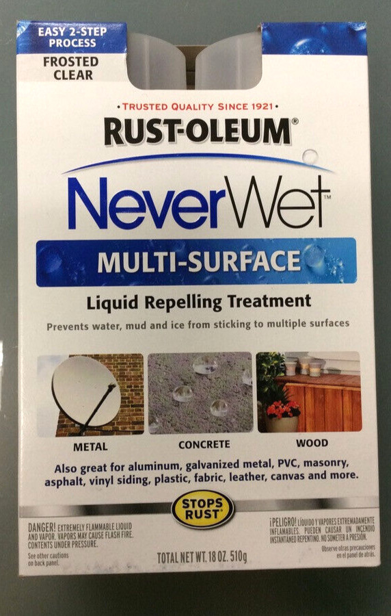 Rust-Oleum Liquid Repelling Treatment – 18oz Frosted Clear 274232