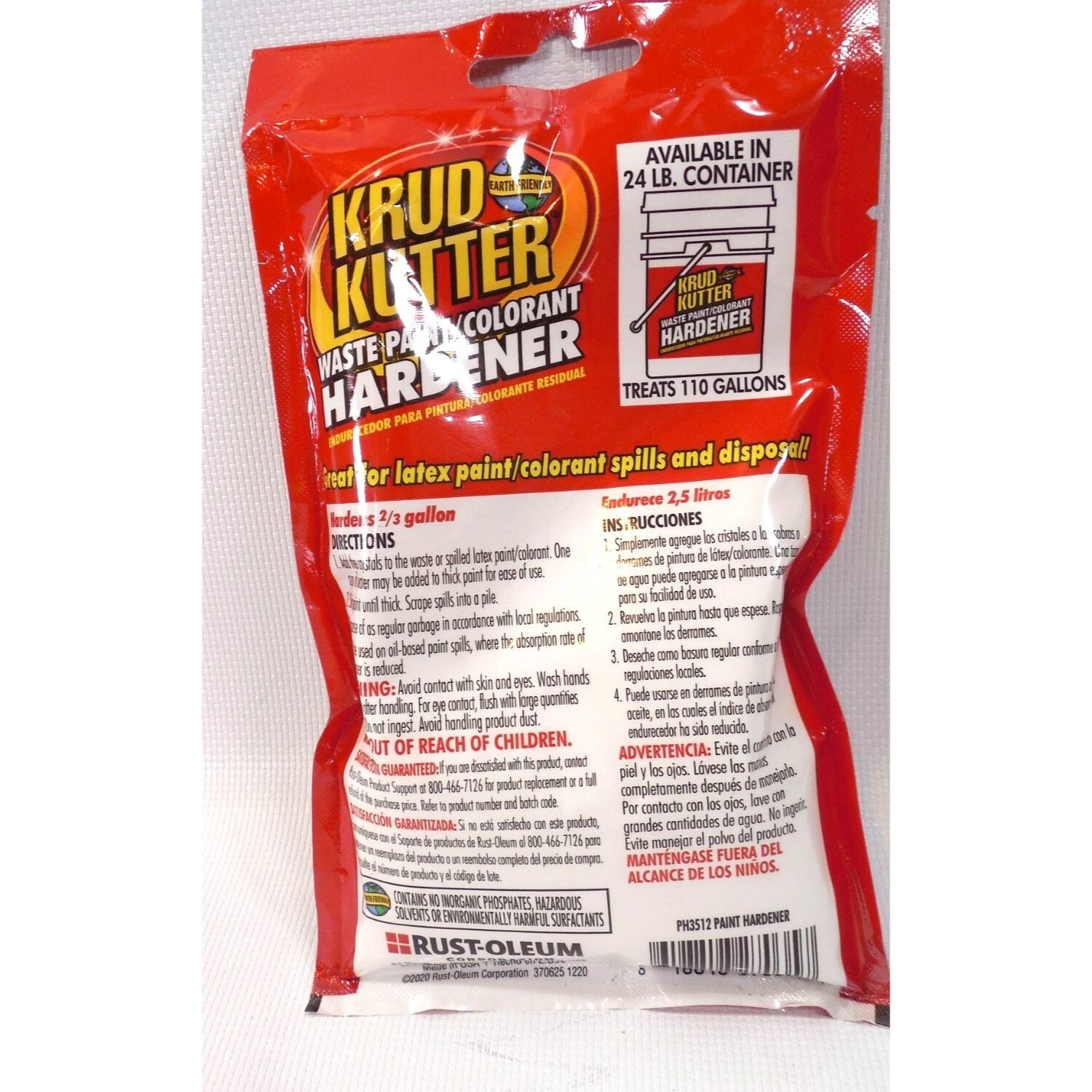 Rust-Oleum Krud Kutter PH35/12 Waste Paint Hardener Crystals