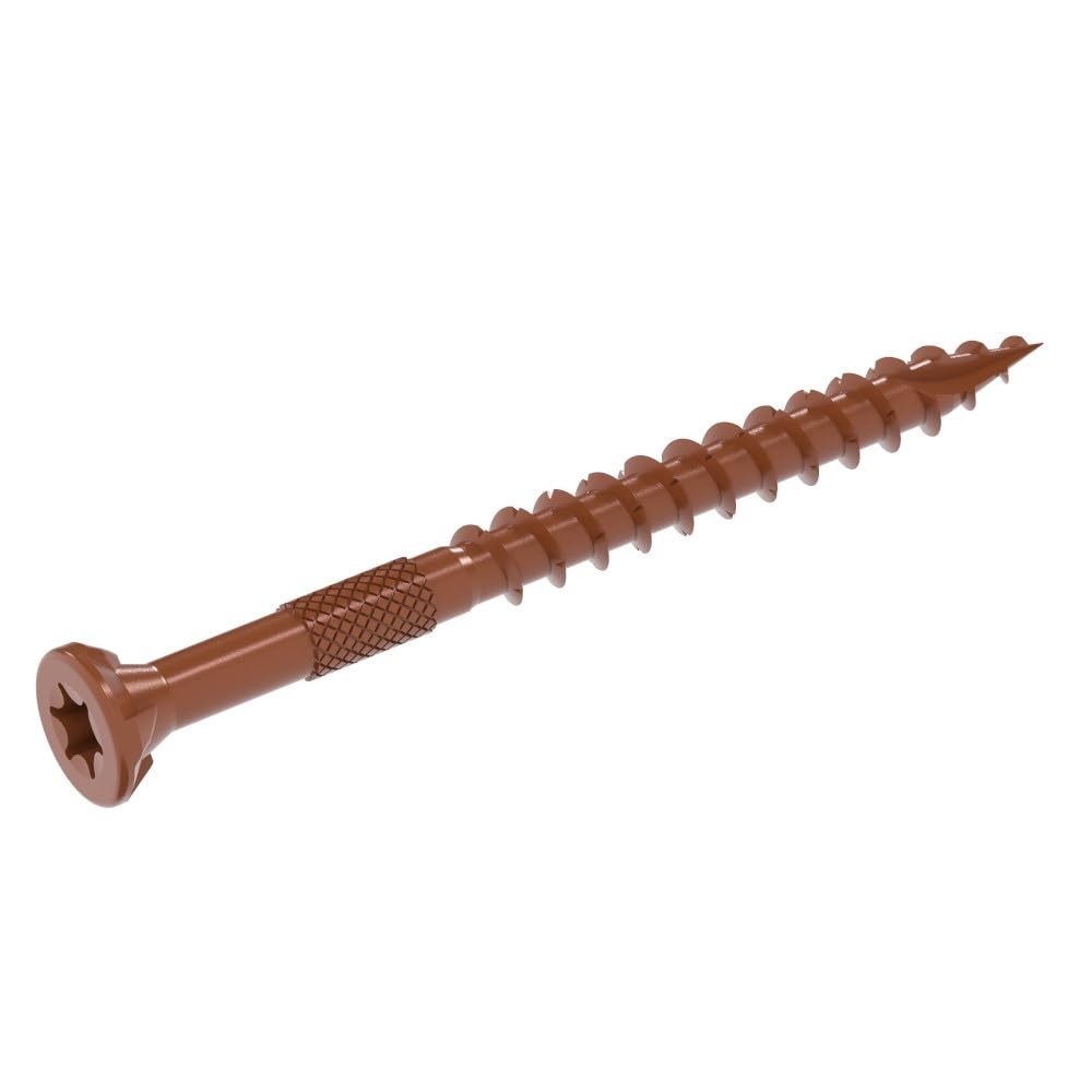 DeckForce Exterior Wood Screws for Decks and Fences – Nano Coated – T-17 Auto…
