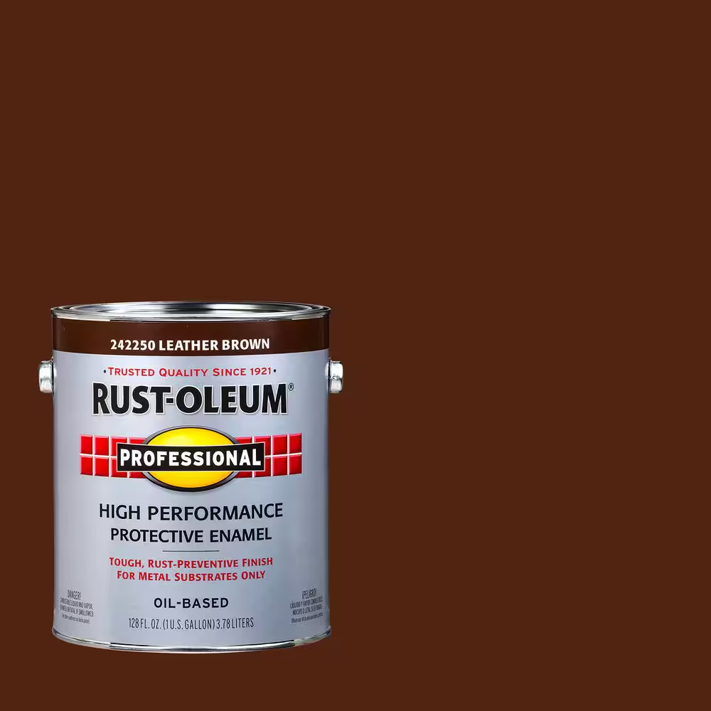 1 Gal. High Performance Protective Enamel Gloss Leather Brown Oil-Based Interior