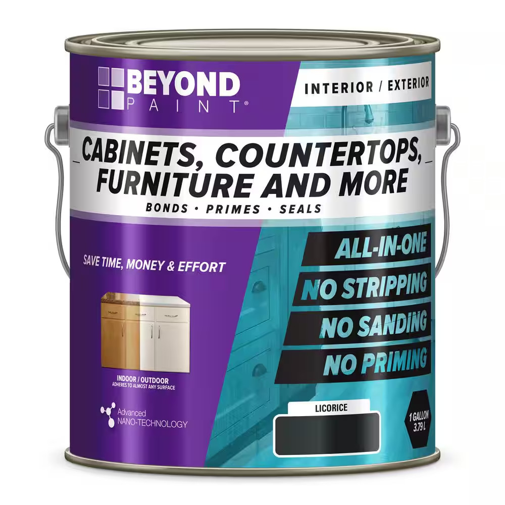 1 Gal. Licorice Cabinets, Countertops, Furniture and More Multi-Surface All-In-O