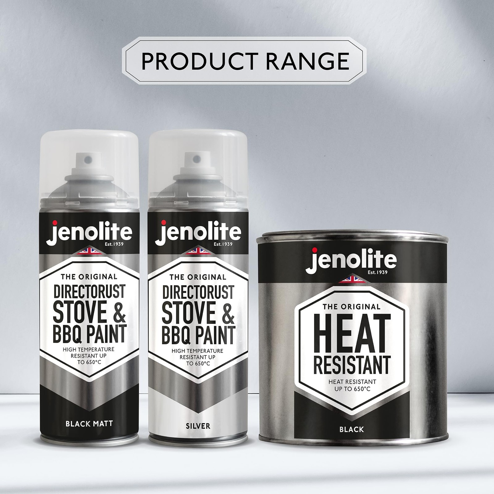 Directorust High Heat Spray Paint for Metal – BLACK – Smooth Matte Finish BBQ…