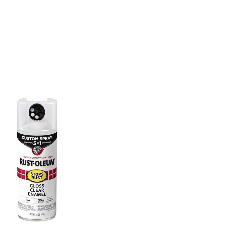 Clear Spray Paint 5 in 1 Adjustable Nozzle 12 oz 6 Pack Corrosion Resistant New