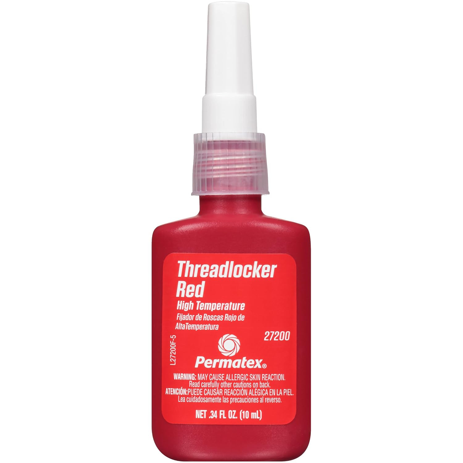 27200 Hiigh Temperature Threadlocker Red, 10 Ml