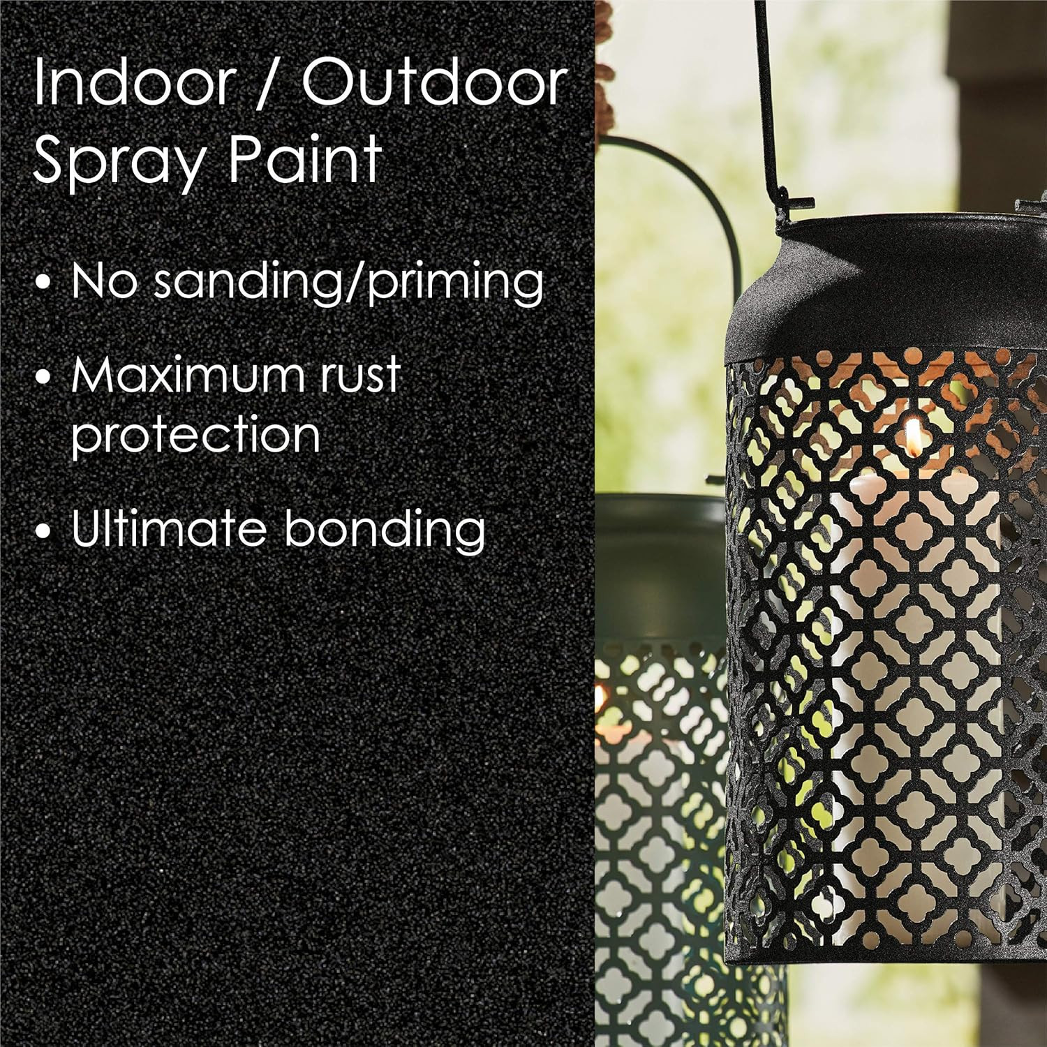 Krylon Fusion All-In-One Adhesive Spray Paint for Indoor/Outdoor Use 12 Oz Black