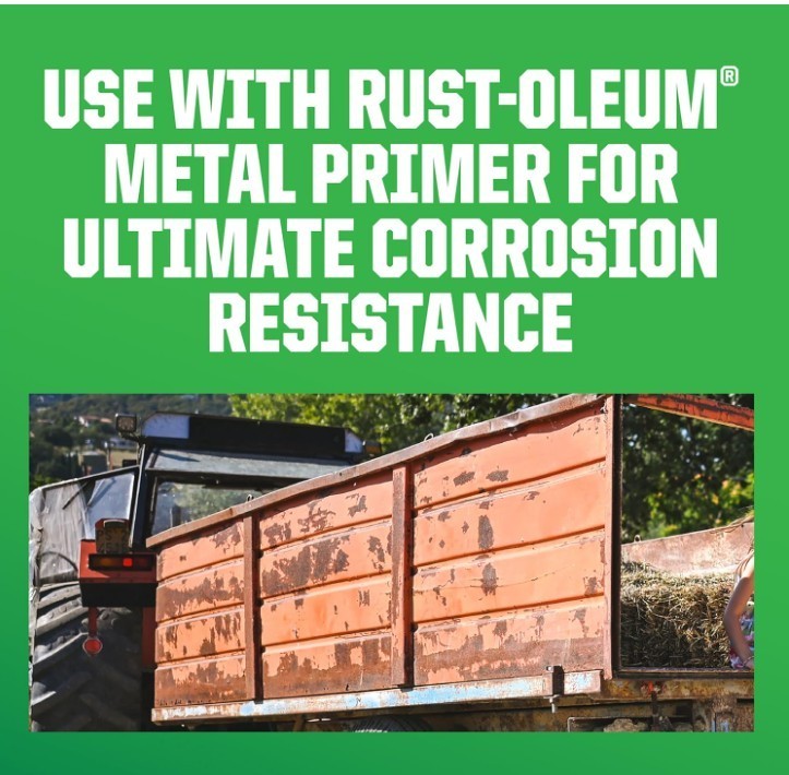 Rust-Oleum 280123 Farm & Implement Spray Paint, 12 oz, Gloss Black, (Pack of 6)