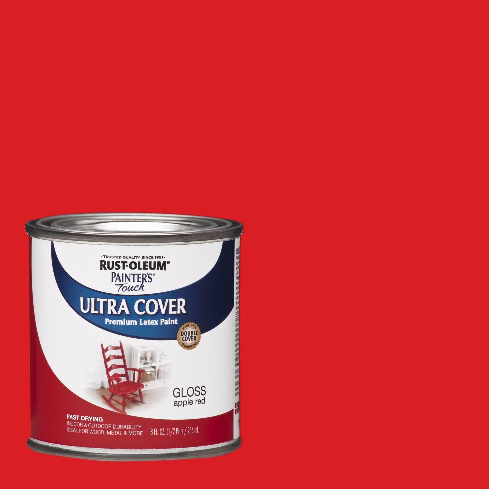 Rust Oleum Painter’s Touch Ultra Cover Gloss Apple Red Paint 8 Fl Oz 30 Sq Ft