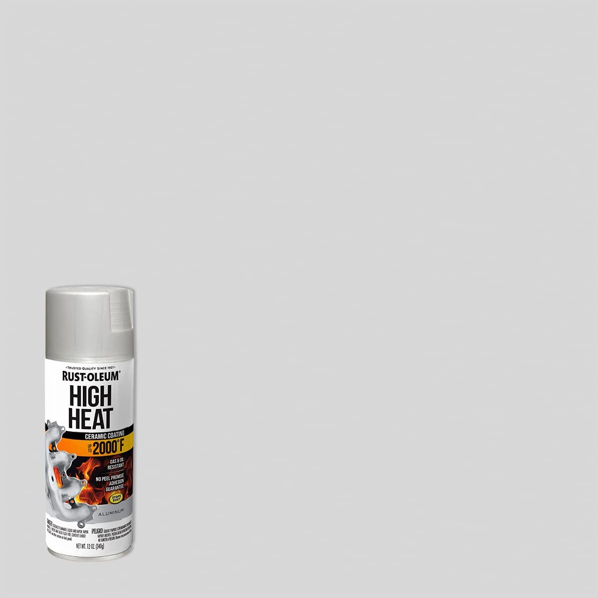 248904 Automotive High Heat Spray Paint, Flat Aluminum 12 Ounce (Pack of 1)