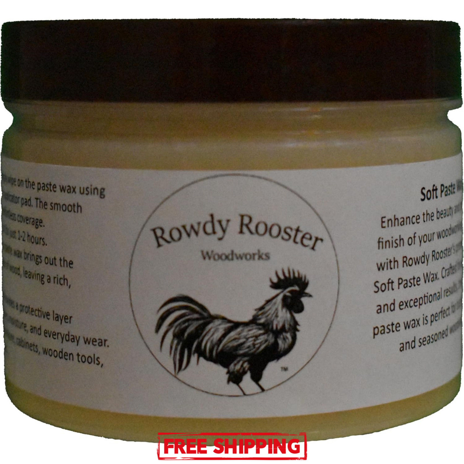 Rowdy Rooster’s Soft Paste Wax for Furniture and Wood