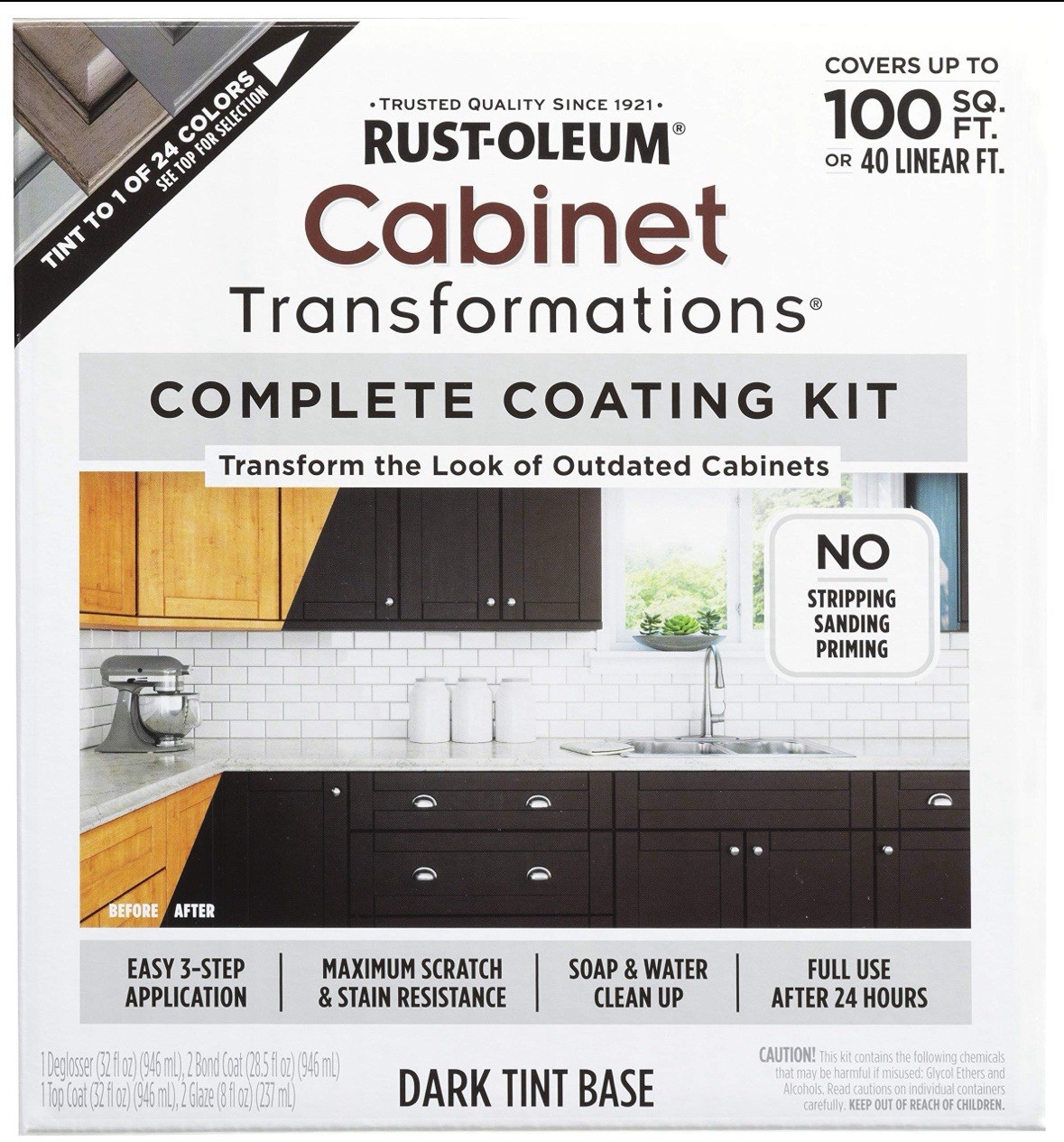 Rust-Oleum Furniture Transformations Complete Coating Kit Dark Tint Base Harvest