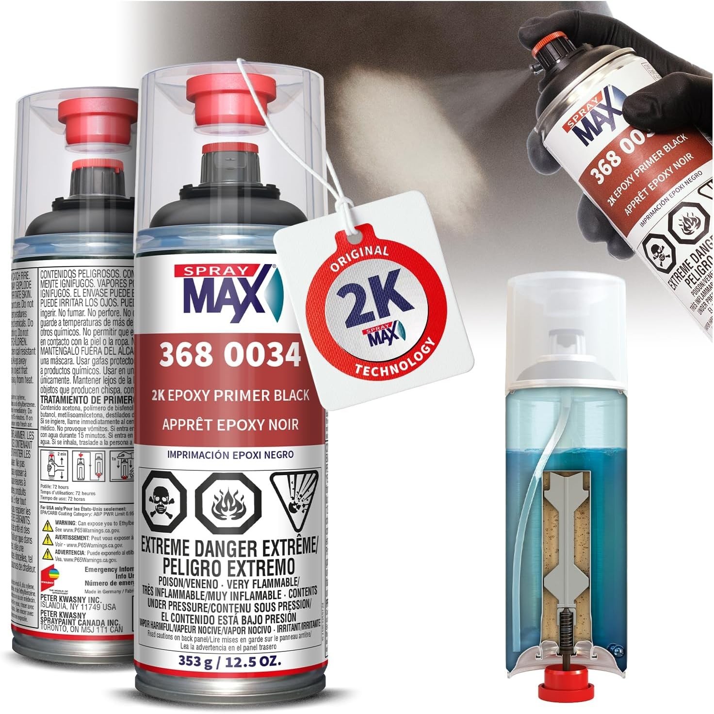 Professional 2K Epoxy Primer Spray for Metal – Fast-Drying & Corrosion-Resistant