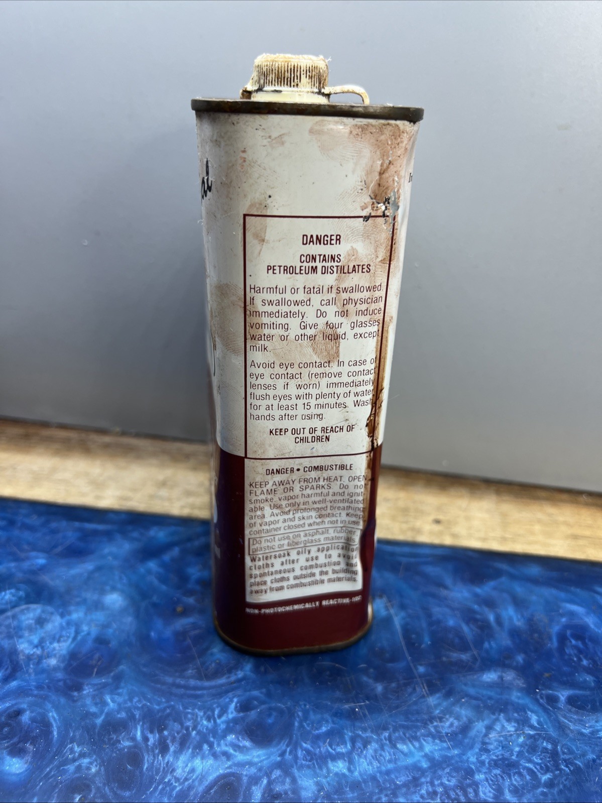 Vintage Watco Danish Oil Cherry Quart 1/2 Full Discontinued HTF