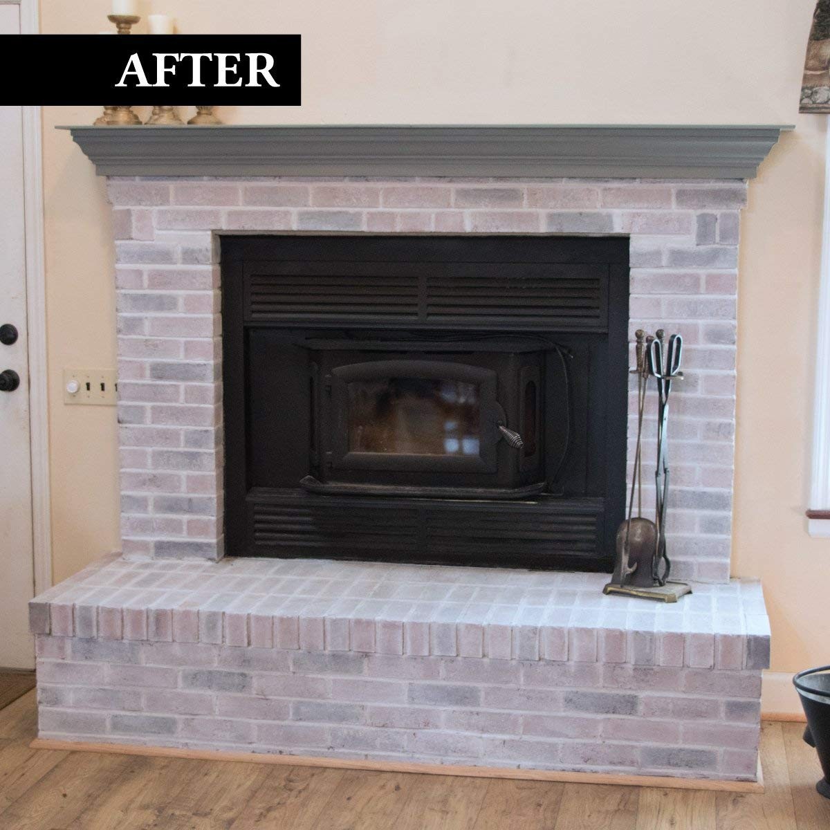 Giani Brick Transformations Whitewash Paint for Brick Walls & Fireplaces