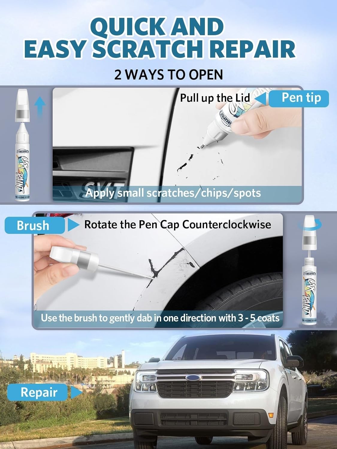 Chevrolet Red Hot Touch Up Paint – Exact Match Pen