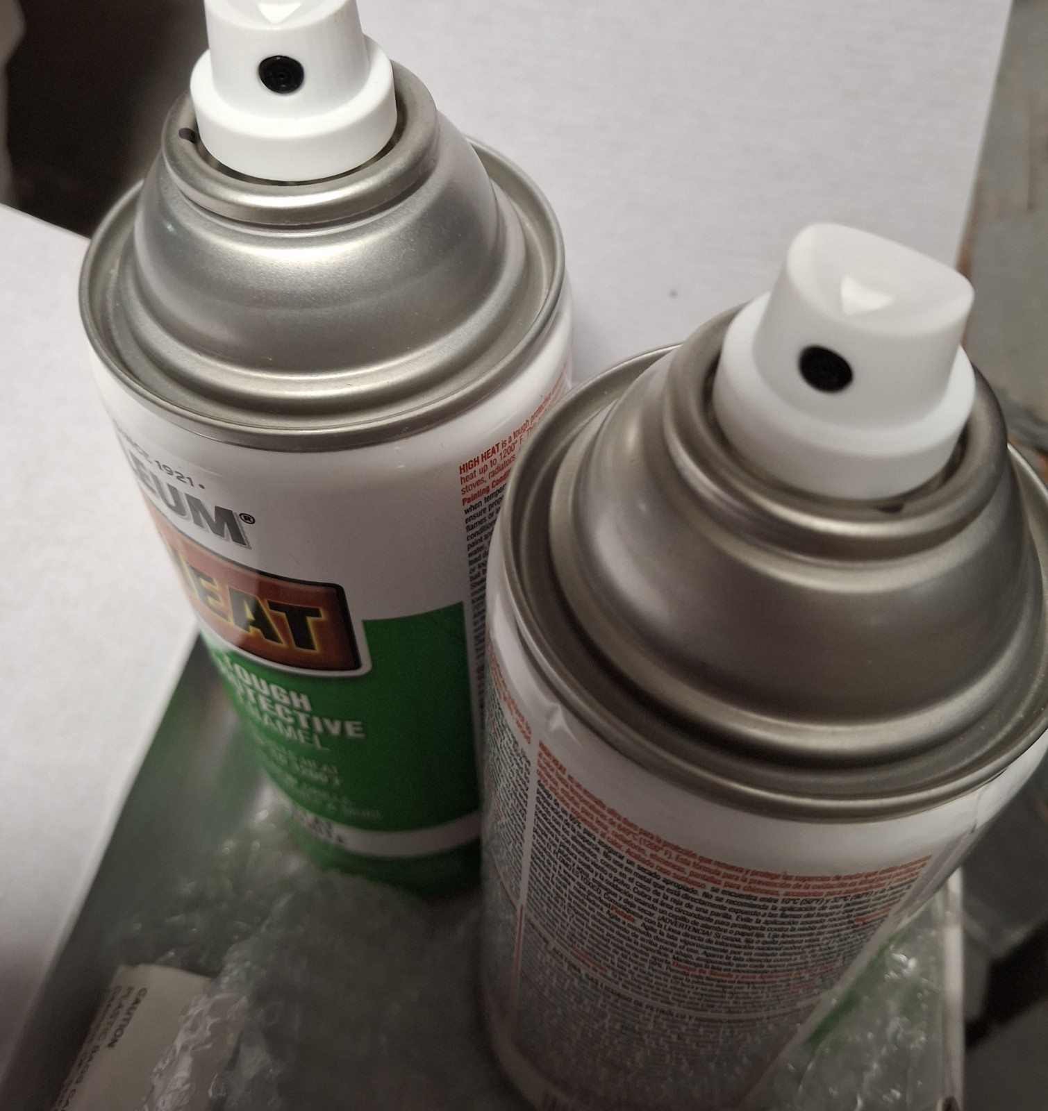 Rust-Oleum Specialty Flat White High Heat Spray Paint 12 Oz (New – No Cap)