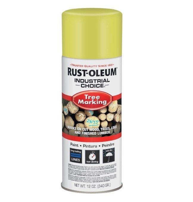 Rust-Oleum TREE MARKING PAINT 12 oz 306525 Industrial Logging Saw Mill Aerosol
