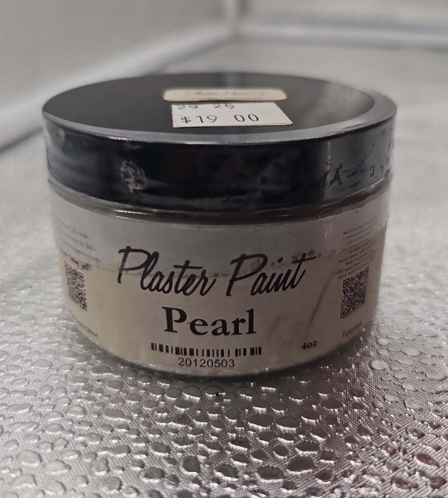 New Plaster Paint Company 4oz Furniture Paint In Silver Sealant Required