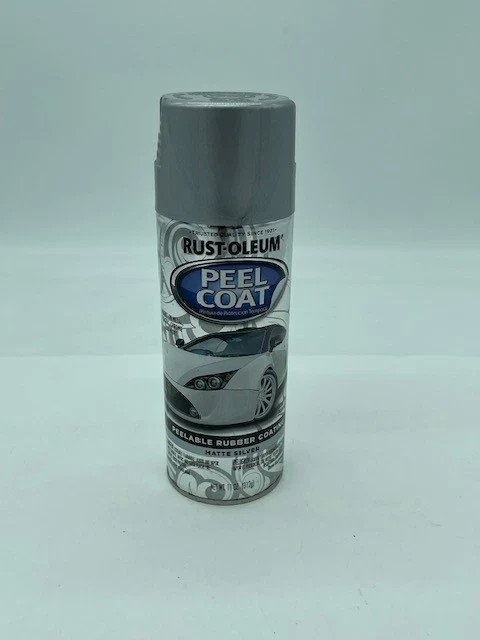 Rust-Oleum 11Oz Matte Silver Peel Coat Spray Paint Rubber Coating 318348