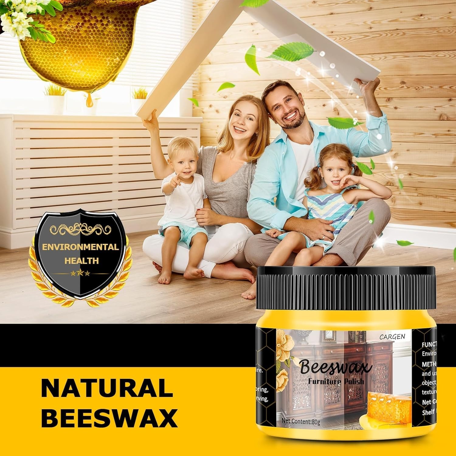 Multipurpose Wood Polish Beewax – Restore Shine & Protect Furniture Naturally
