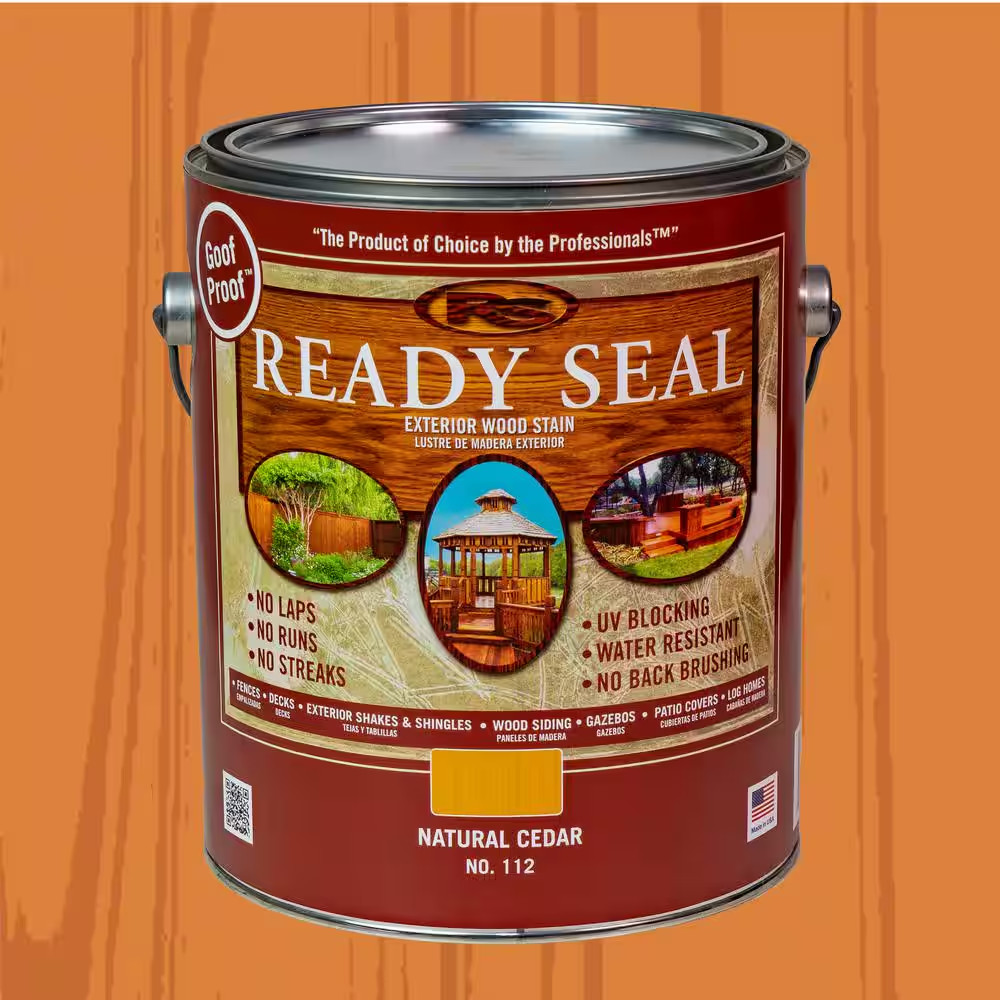 1 Gal. Natural Cedar Exterior Wood Stain and Sealer