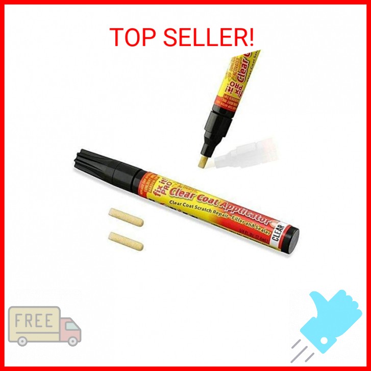 Fix It Pro Clear Coat Scratch Repair Filler & Sealer Painting Pen Clear Car Coat