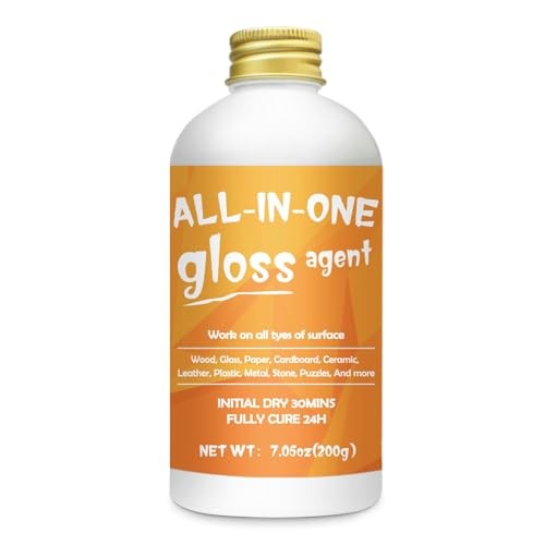 Crafts Sealer Gloss Finish, 200ml All Purpose Craft Glue, Varnish, and A1 Gloss